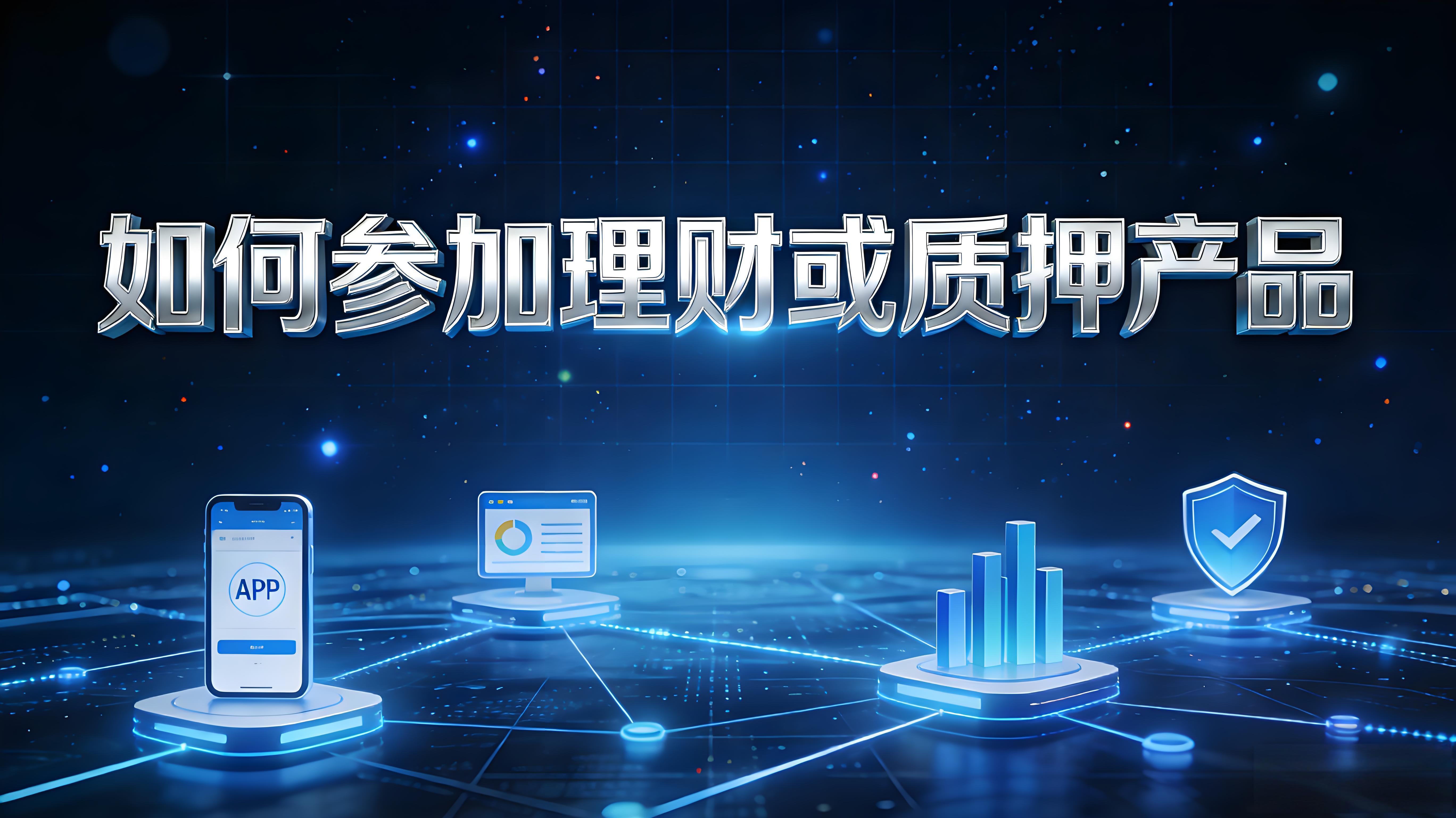 理财、质押如何参与？